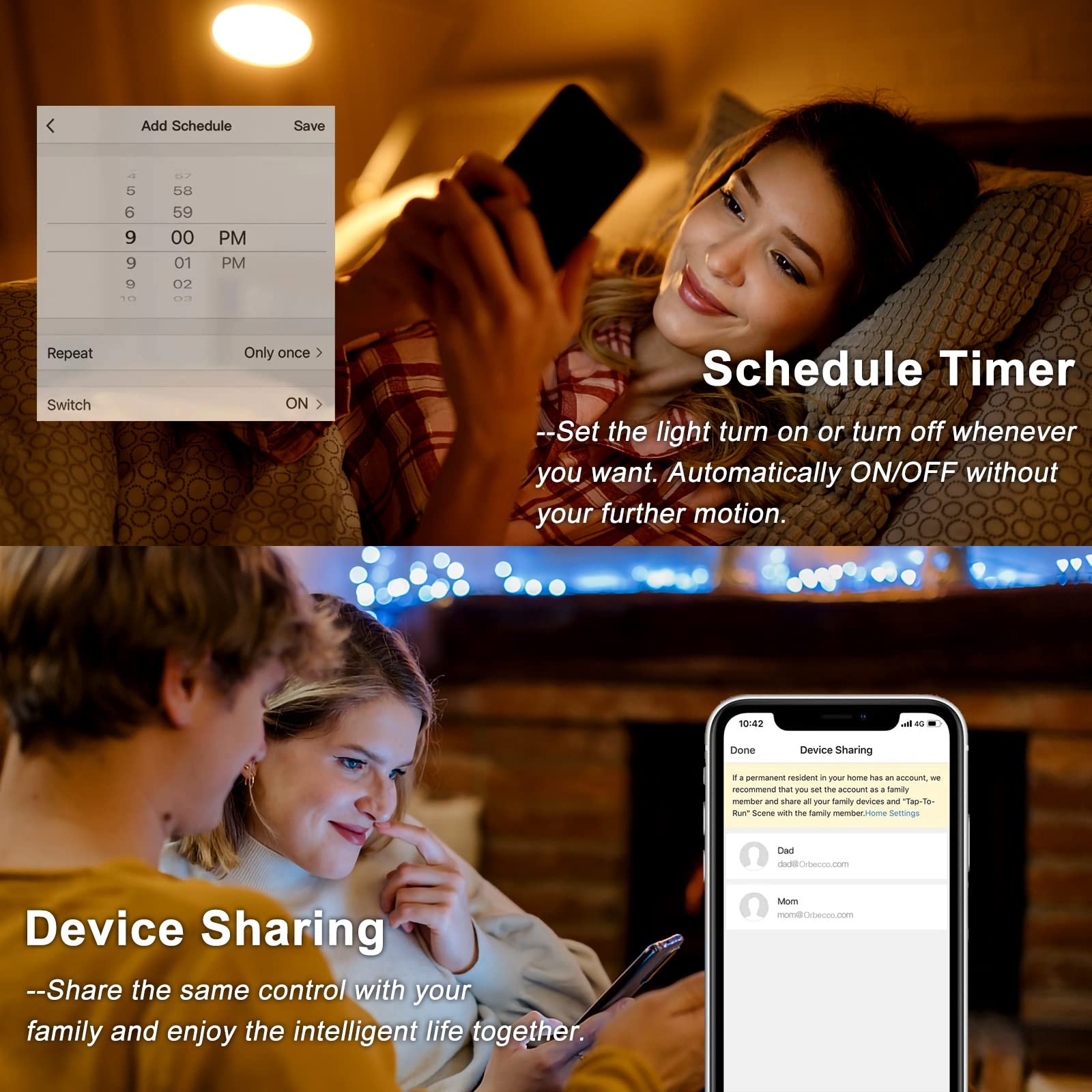 BVCL G9 LED Lampen, 3W Smart WiFi G9 Dimmbar Glühbirne 320LM Kein Flicker, Ersatz für 30W Halogenlampen, Dimmbar per App oder Sprache, 5er Pack