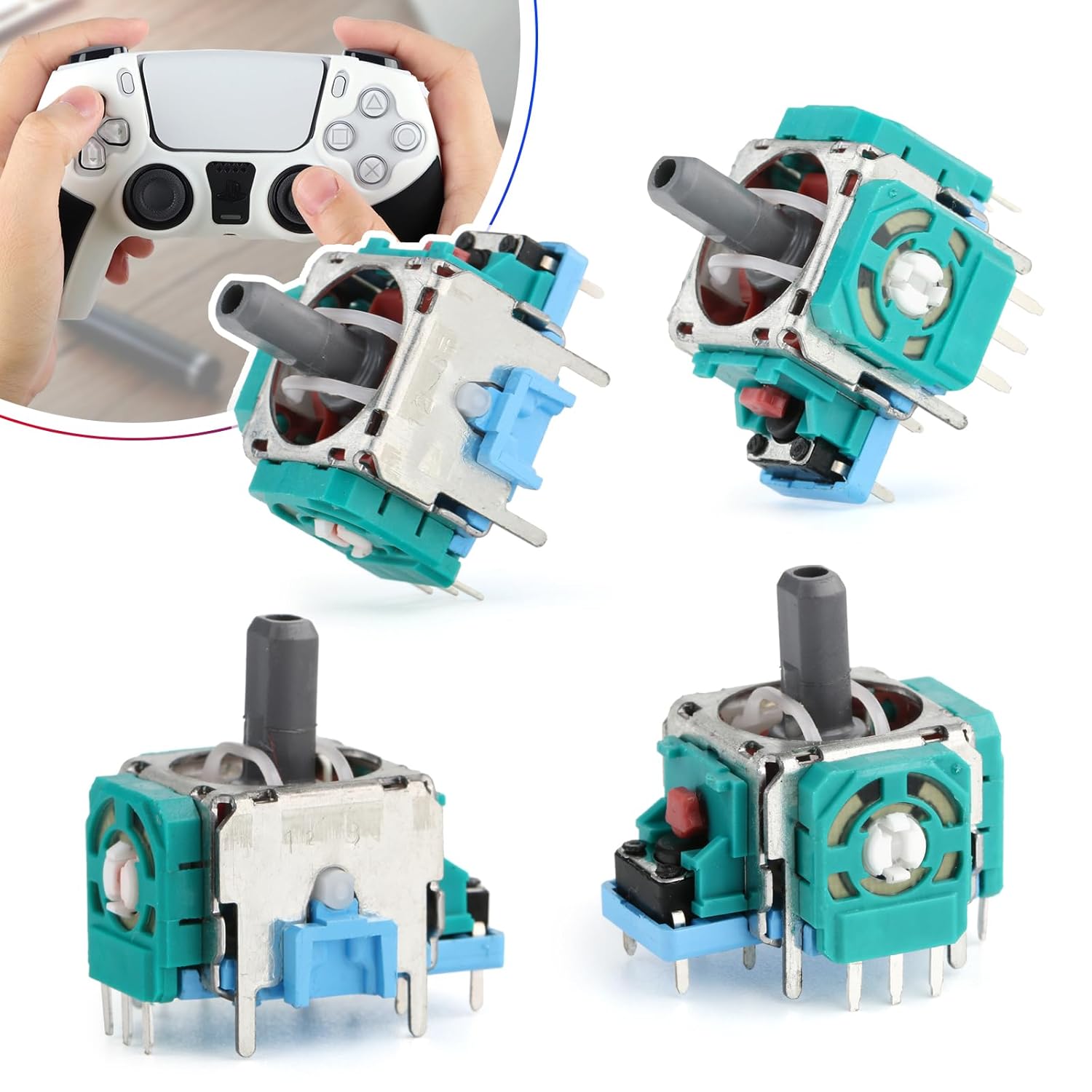 YWLRONG 3D PS5 Joysticks Replacement For Sony Playstation 5