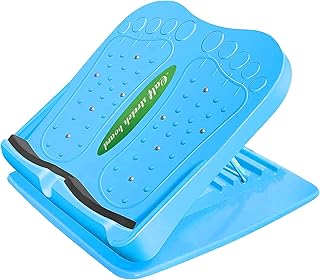 SKY LAND Portable Strength Training Equipment Leg Slant Board For Calf Stretcher Ankle And Stretching Tight Calves And Have 4 Adjustable Incline Angle With Max User Weight Of 330 Lbs. Em 9347 B, Blue