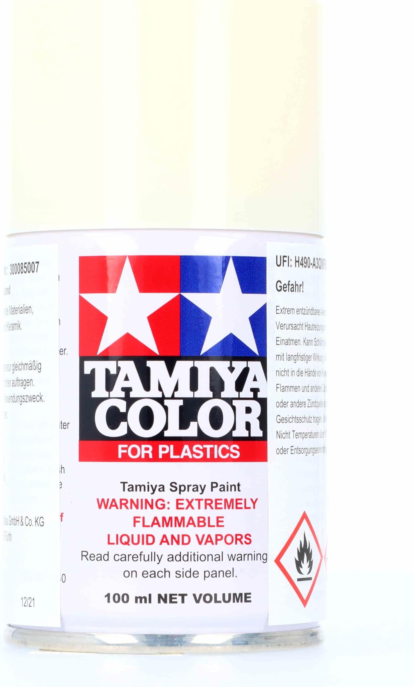 TAMIYA USA TAM85007 Spray Lacquer TS-7 Racing White