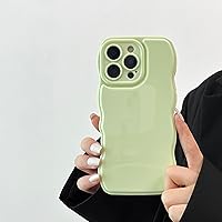 Vista 15 de FABSPARK - Funda para iPhone 11, diseño simple, marco ondulado, estética, silicona suave, color beige