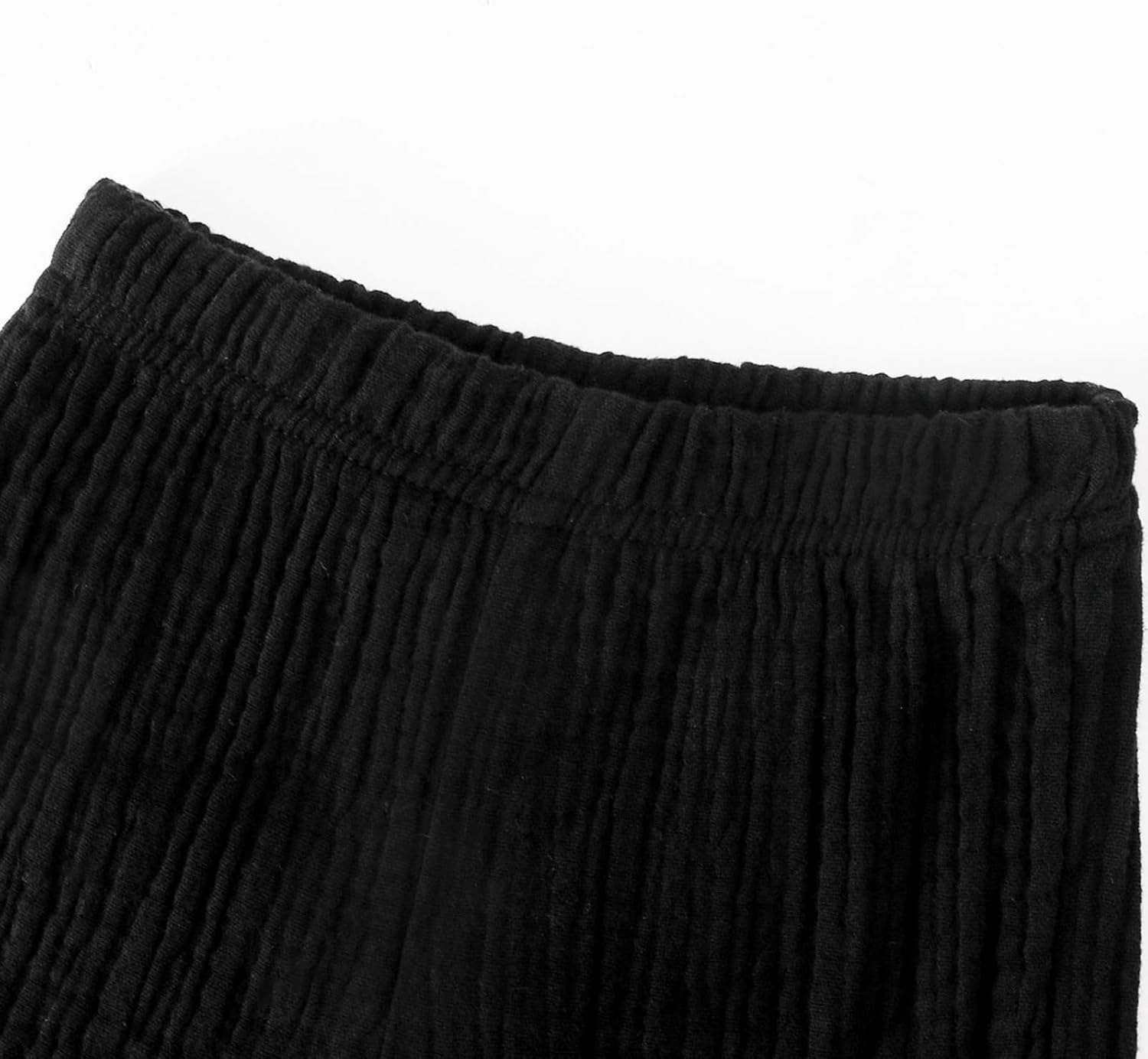 XFGLCK Toddler Boy Girl Fall Clothes Cotton Linen Long Sleeve Shirt Pants Set Unisex Casual Outfit - Image 6