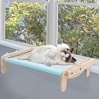 Cat Sill Window Perch Cat Window Hammock for Indoor Cat Window Perch Sturdy Cat Bed Cat Bed for Windowsill, Bedside, Drawer and Cabinet Holds Up to 30 lbs.