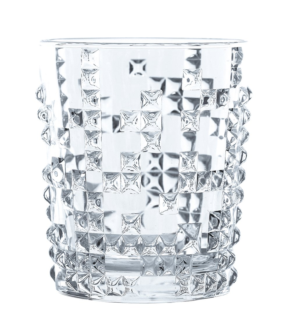 Nachtmann 3-teiliges Whisky-Set, Dekanter + 2 Whiskygläser, Kristallglas, 750 ml/348 ml, Punk, 0099501-0
