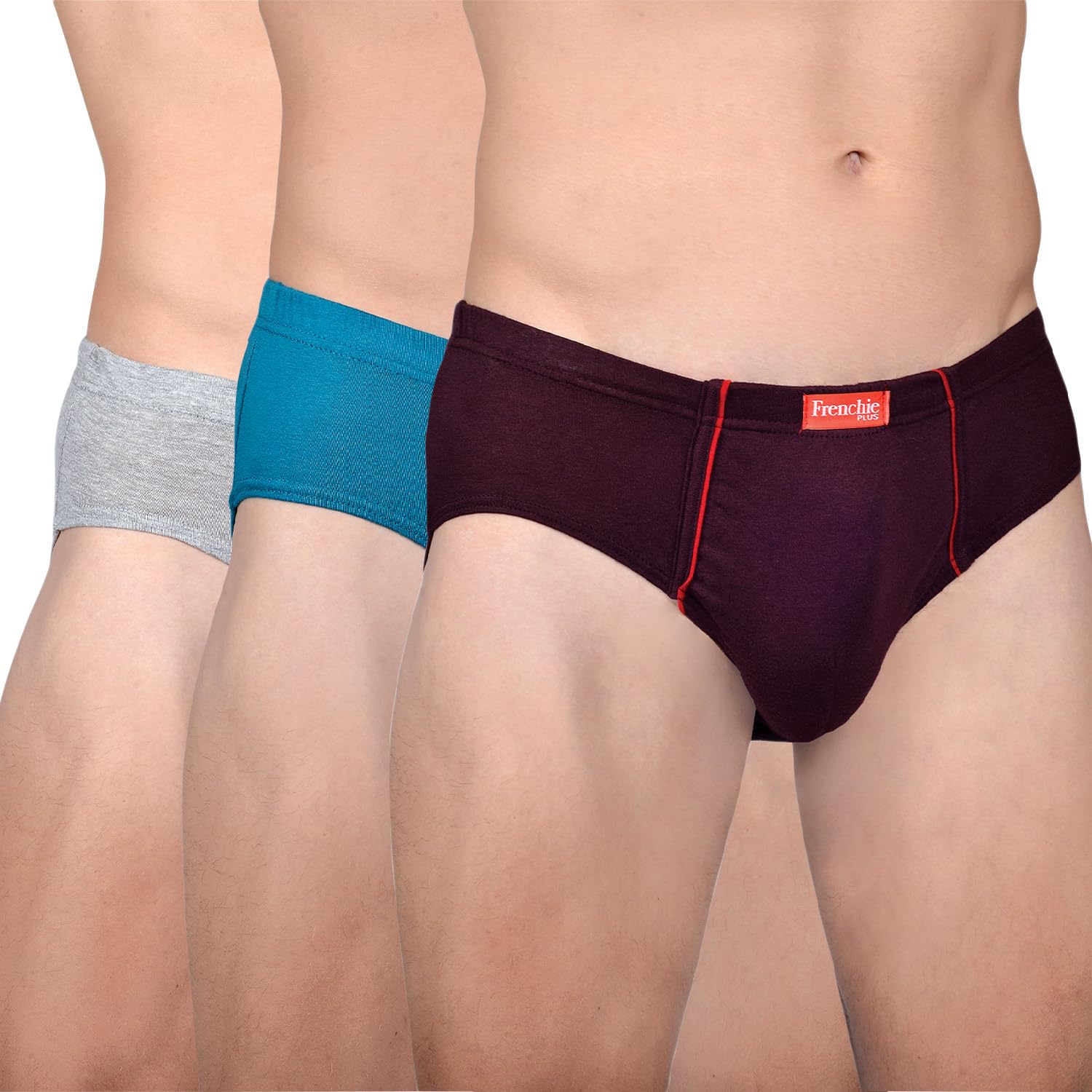 FrenchieMen's Cotton Regular Solid Briefs