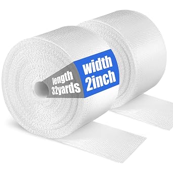 Fiberglass Cloth Tape, 6 oz, 2" Wide by 65.6 yd, 197FT Non Adhesive Woven Fiberglass Insulation Tape Fiberglass Fabric Roll for Repair Reinforced , Joint, Seams, Molding