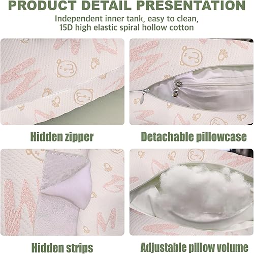 Miniatura 6 de Almohadas de embarazo para dormir, almohada corporal imprescindible para el embarazo, almohada corporal de maternidad para adultos, soporte para