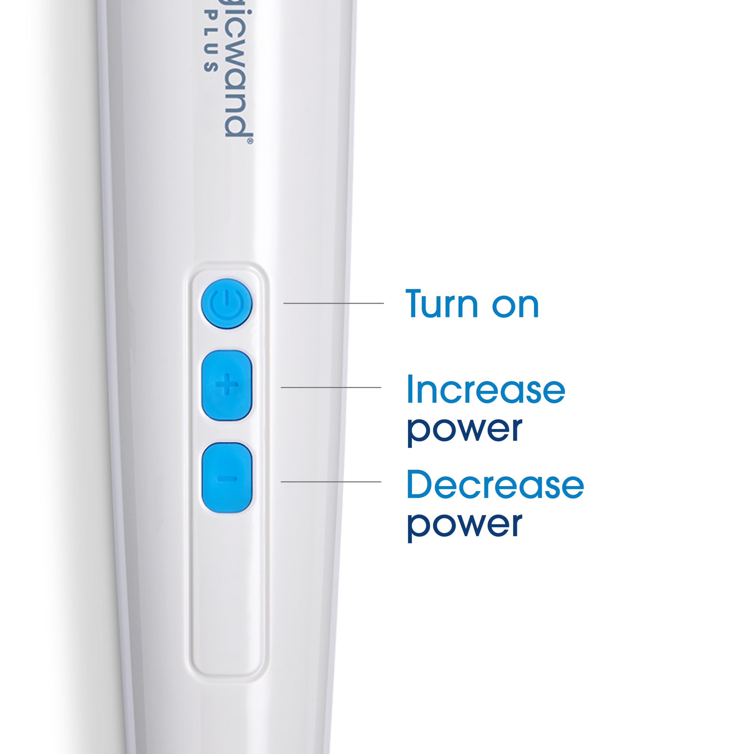 Magic Wand – 2-Speed Personal Handheld Wand Vibrator & Massager for Women, Men, & Couples – Delivers Targeted, Deep Rumbly Power and Continuous Use – HV-260: Plus