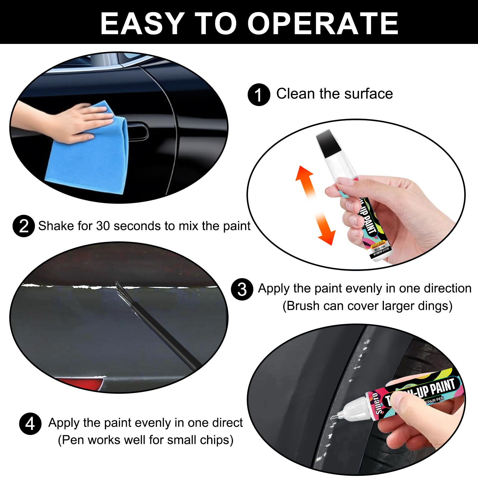 Majestic Black Pearl (NH-893P) Touch Up Paint Pen - Exact OEM