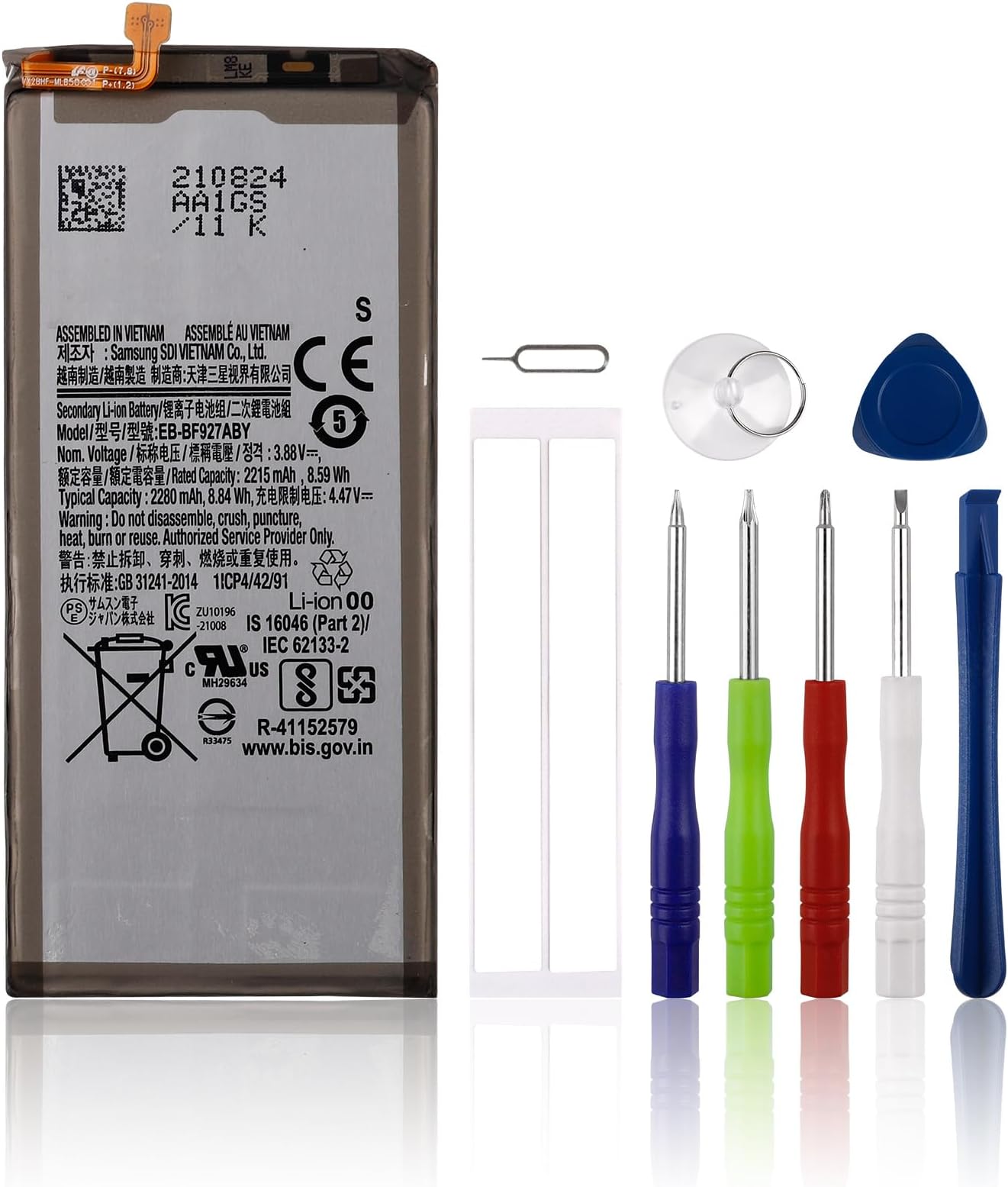 Replacement Battery Compatible with Samsung Galaxy Z Fold 3 5G SM-F926 Main Display Screen EB-BF927ABY with Toolkit