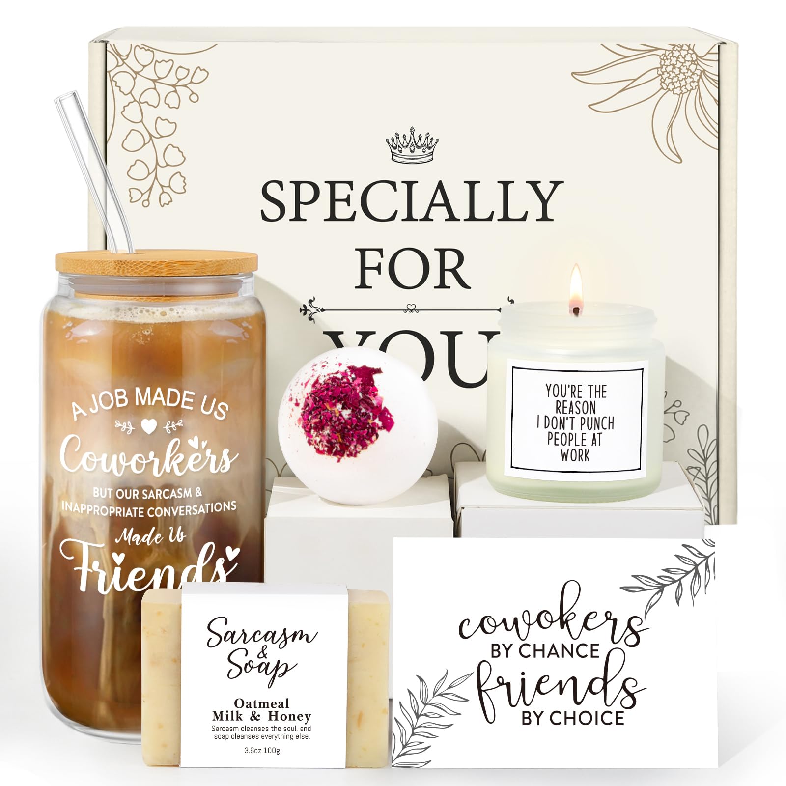 Coworker Gifts for Women, Gifts for Coworkers, Coworker Friendship Gift for Women, Funny Coworker Birthday Present for Work Friends, Going Away,