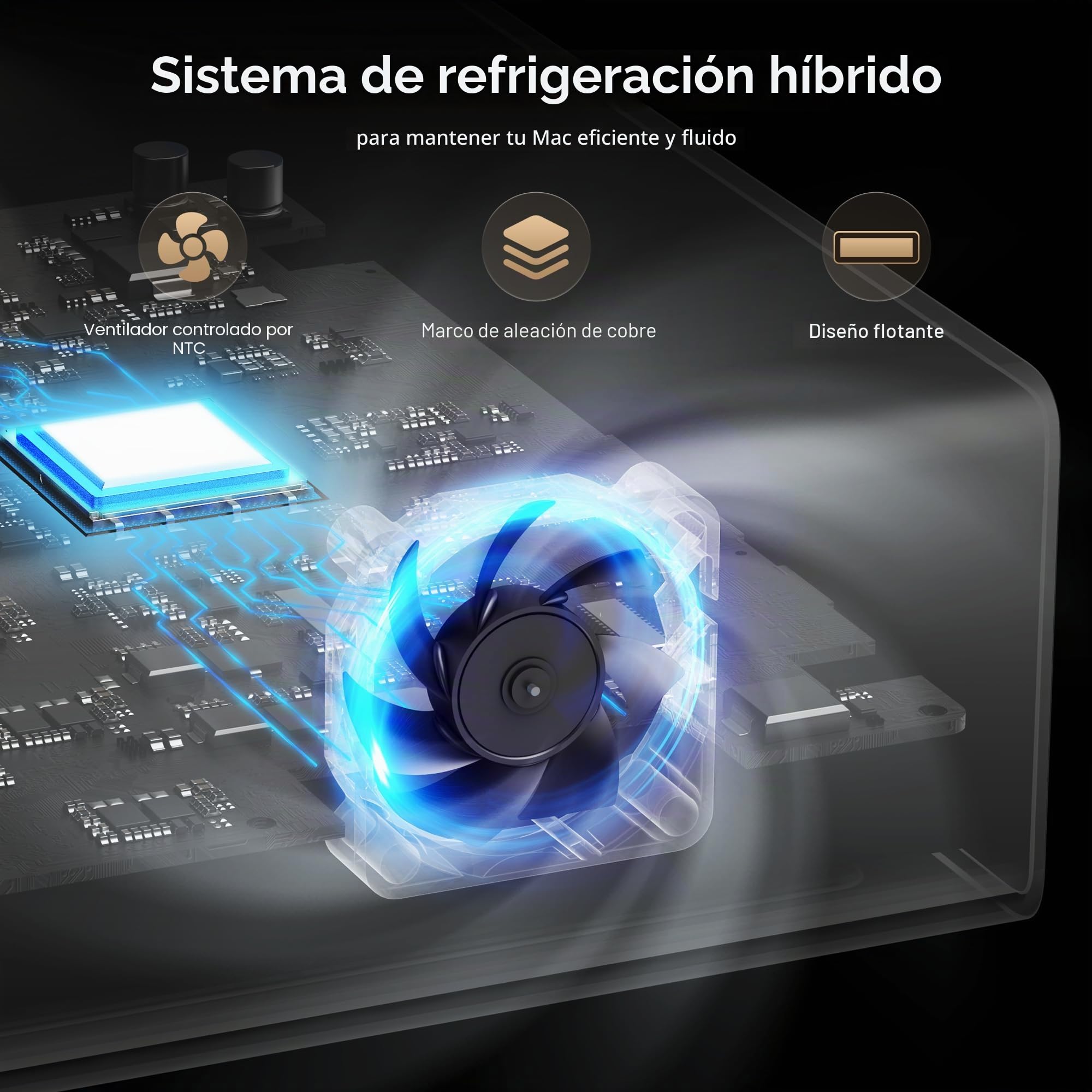 iVANKY 26-en-1 Thunderbolt 5 Estación de Acoplamiento con Doble TB5 Chips | 10GbE, Dock de Pantalla Quad 6K/Triple 8K para Mac M1-M5 Pro/MAX, 120Gbps, 10Gbps, 140W PD, SD 4.0 (incompatible con Windows)