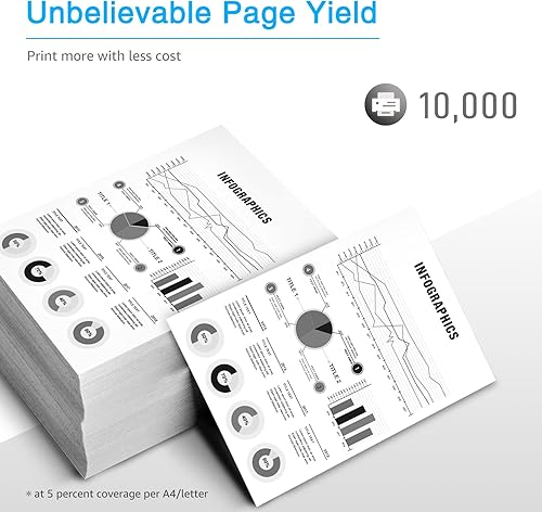 Miniatura 4 de Tounker Cartuchos de tóner 148X compatibles con HP 148A 148X Cartucho de tóner negro de alto rendimiento W1480X repuesto para impresoras HP Laserjet