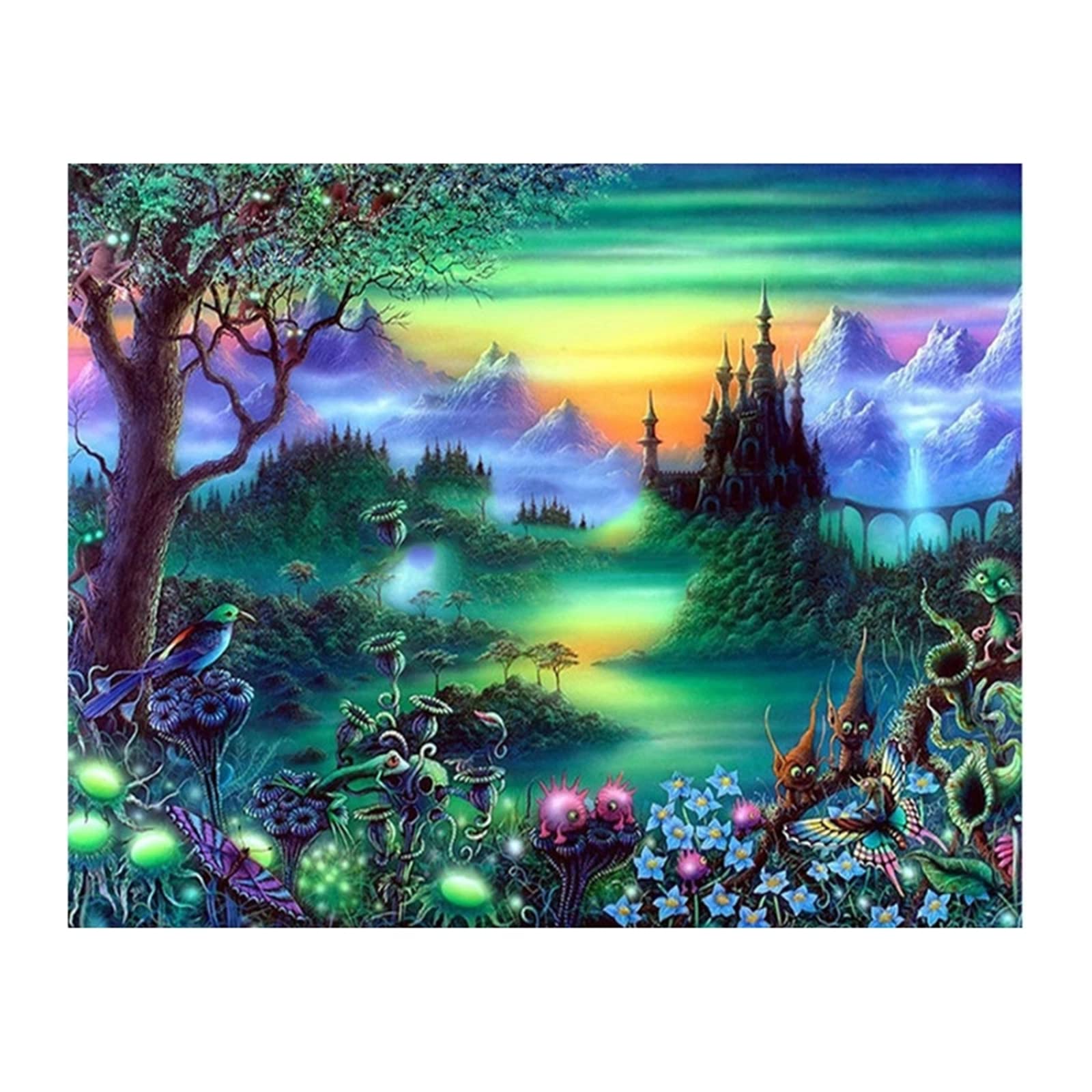 Kreative Puzzles 3000 Stück Welt öLgemäLde Puzzles FüR Erwachsene Puzzles Tiere Puzzles Dekoration Fertige Größe 122×81cm