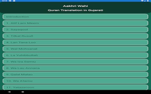 Aakhri Wahi: Quran Translation in Gujarati