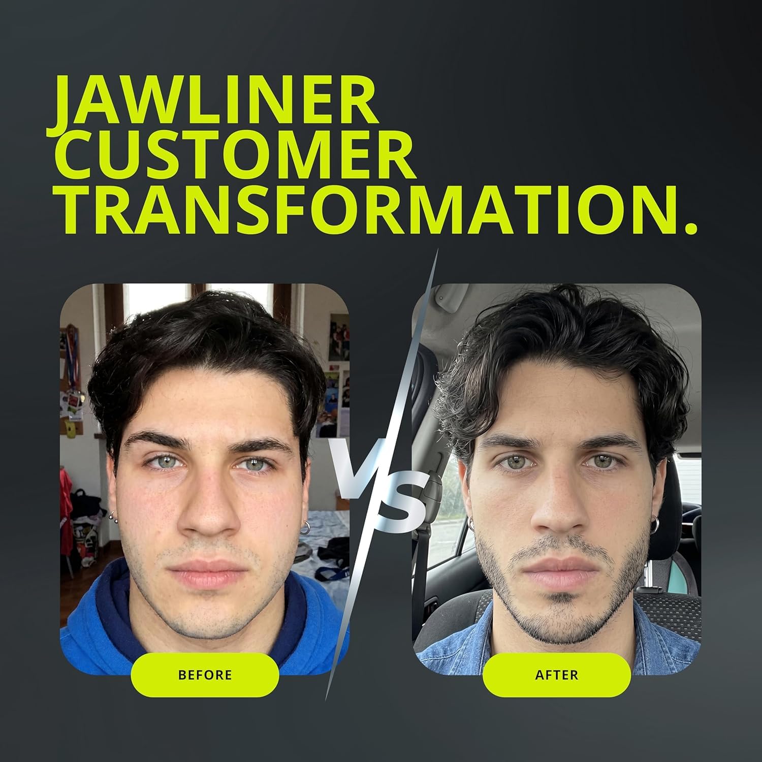 JAWLINER Fitness Guma do żucia - Guma do żucia do miażdżenia (2 Miesięcy)