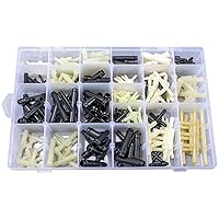 Vista 3 de OAUTOO Conector de tubo de vacío automotriz de 32 tamaños Kit surtido de conectores en T de vacío 1/8 "3/16" 1/4" 5/16" 3/8