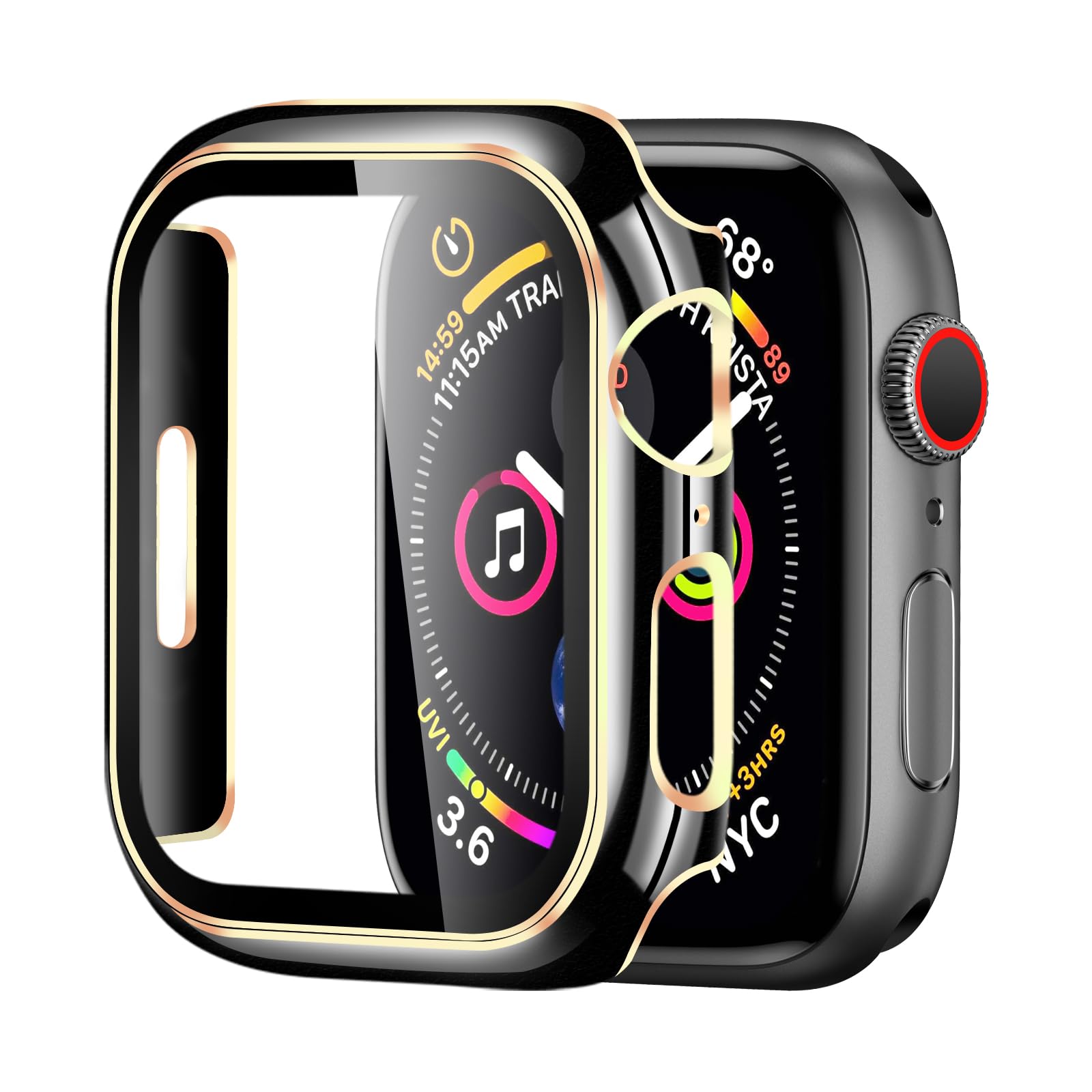 アップルウォッチカバーケースApple Watchバンドベルト画面保護付/579