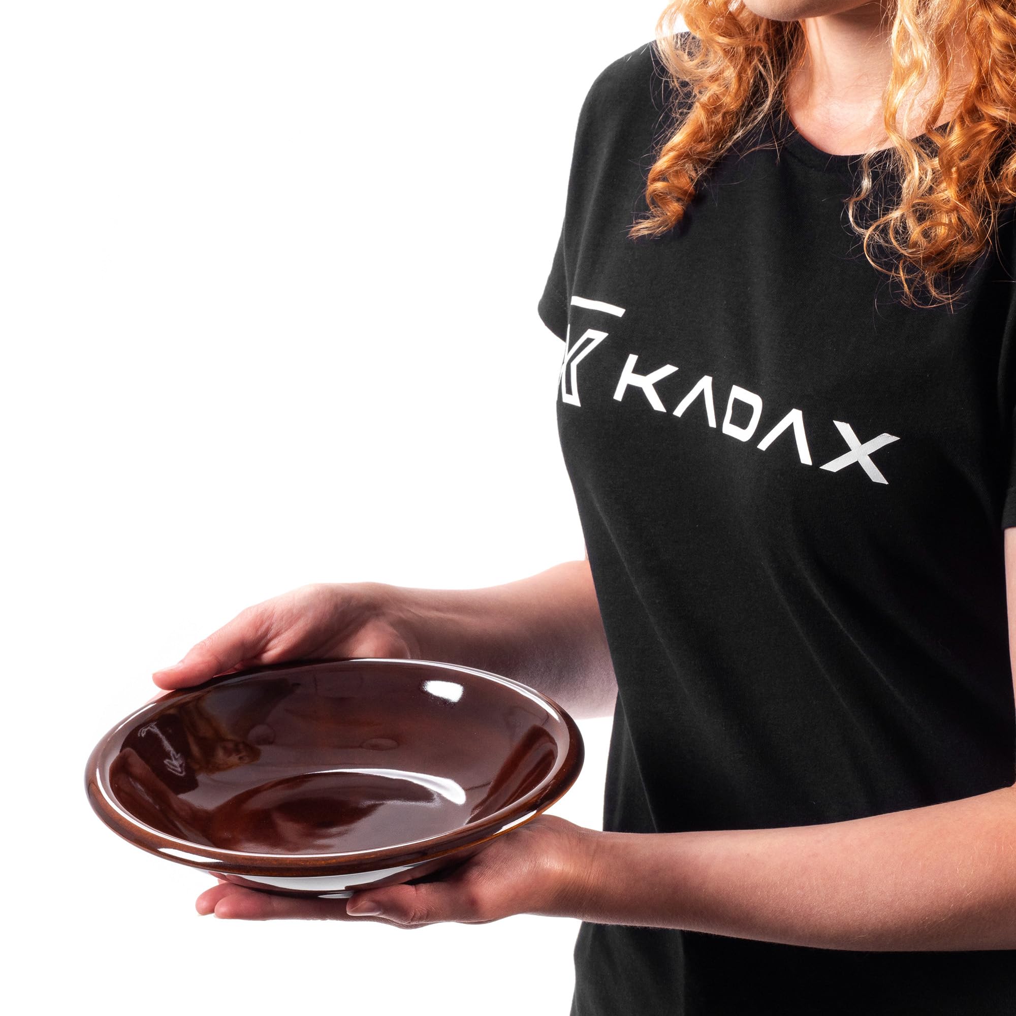 KADAX 6 platos llanos de arcilla con capa de cerámica, aptos para lavavajillas, platos llanos, para desayuno, tartas, postres (profundos, 6 unidades)