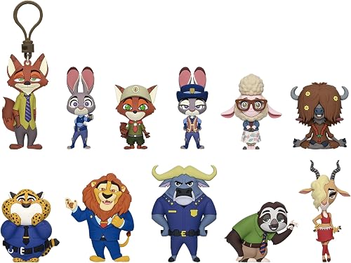 Disney Zootopia 10th Anniversary 3D Foam Bag Clip, Series 73