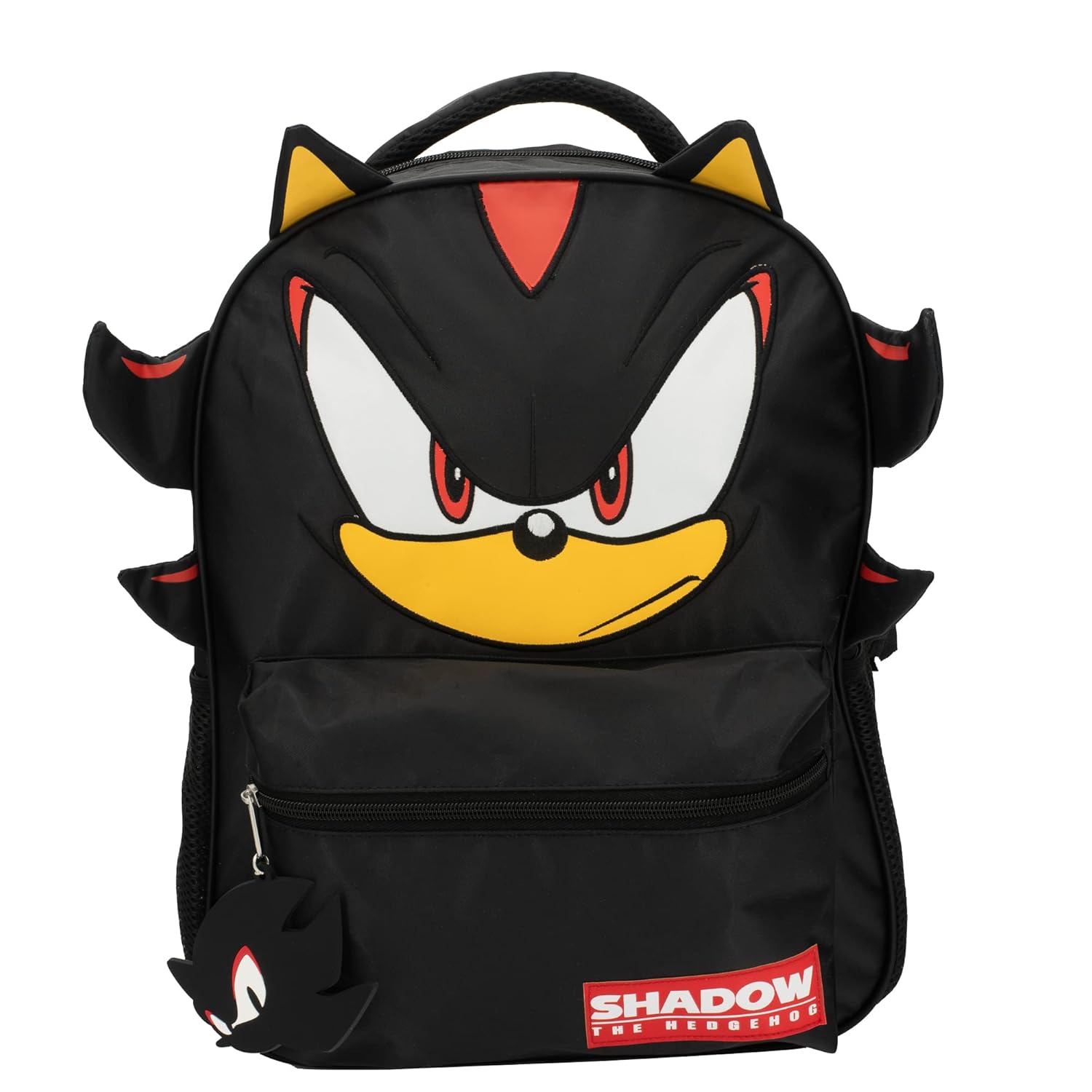 AI ACCESSORY INNOVATIONS Sonic The Hedgehog Backpack for Boys Girls Shadow 16 Inch Schoolbag with 3D Features Durable
