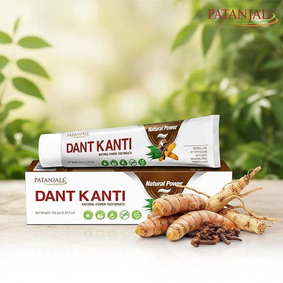 Patanjali Dant Kanti Natural Toothpaste - 150 g / 5.29 fl oz