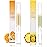 Meschett 2PCS Cuticle Oil Pens for Nail Care,Cuticle Revitalizer Oil Pen with Soft Brush,Cuticle Oil to Prevent Nail Cracking and Dry (Pineapple & Orange Flavor)