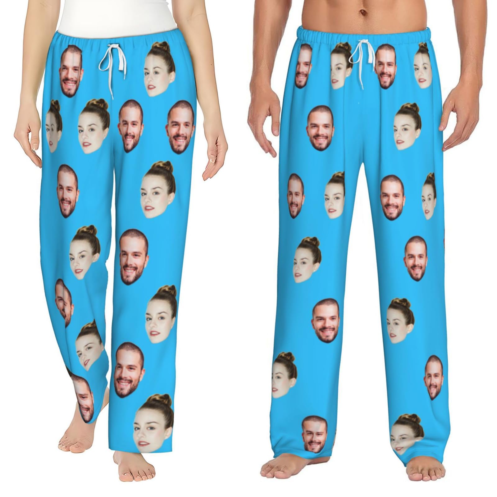 Gzyzxp Boys 11 Custom Pyjama Pants With Face Photo, Personalized Casual Pj Bottoms, Photo Pyjama Bottoms, With Photo Face Personalised Photo Pjs, Custom Pajama Sleepwear Bottoms With Pockets