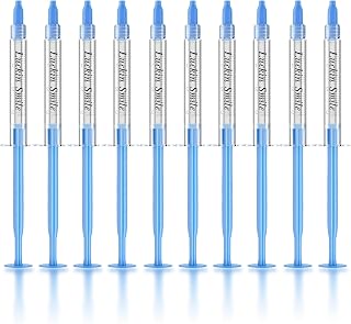 LUCKIN SMILE 10-Pack 35% Carbamide Peroxide Teeth Whitening Gel Refills - No Sensitivity, 60 Treatments for Sensitive Teeth