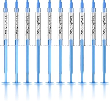 Teeth Whitening Gel Kit: 10 Pack Teeth Whitening Gel Refills 22% & 35%Bleaching Gel, No Sensitive Teeth Whitener, Great for Sensitive Tooth Whitening, Carbamide Peroxide Teeth Whitening Gel, Mint Flav