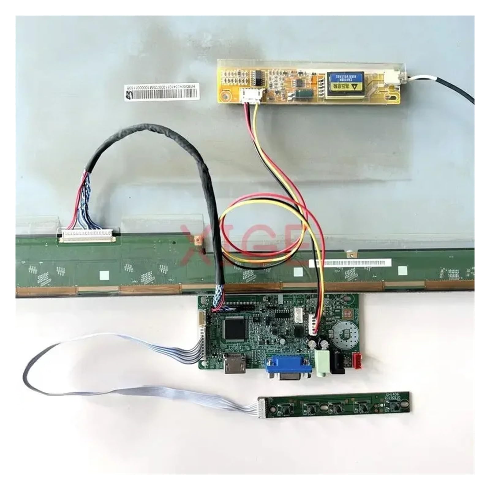 For HSD150PX16 HSD150PX17 Matrix Driver Controller Board LVDS 30-Pin 1024 * 768 HDMI-Compatibile VGA Monitor LCD Kit Di Test FAI DA TE 1CCFL Accessori(For HSD150PX17-A05)