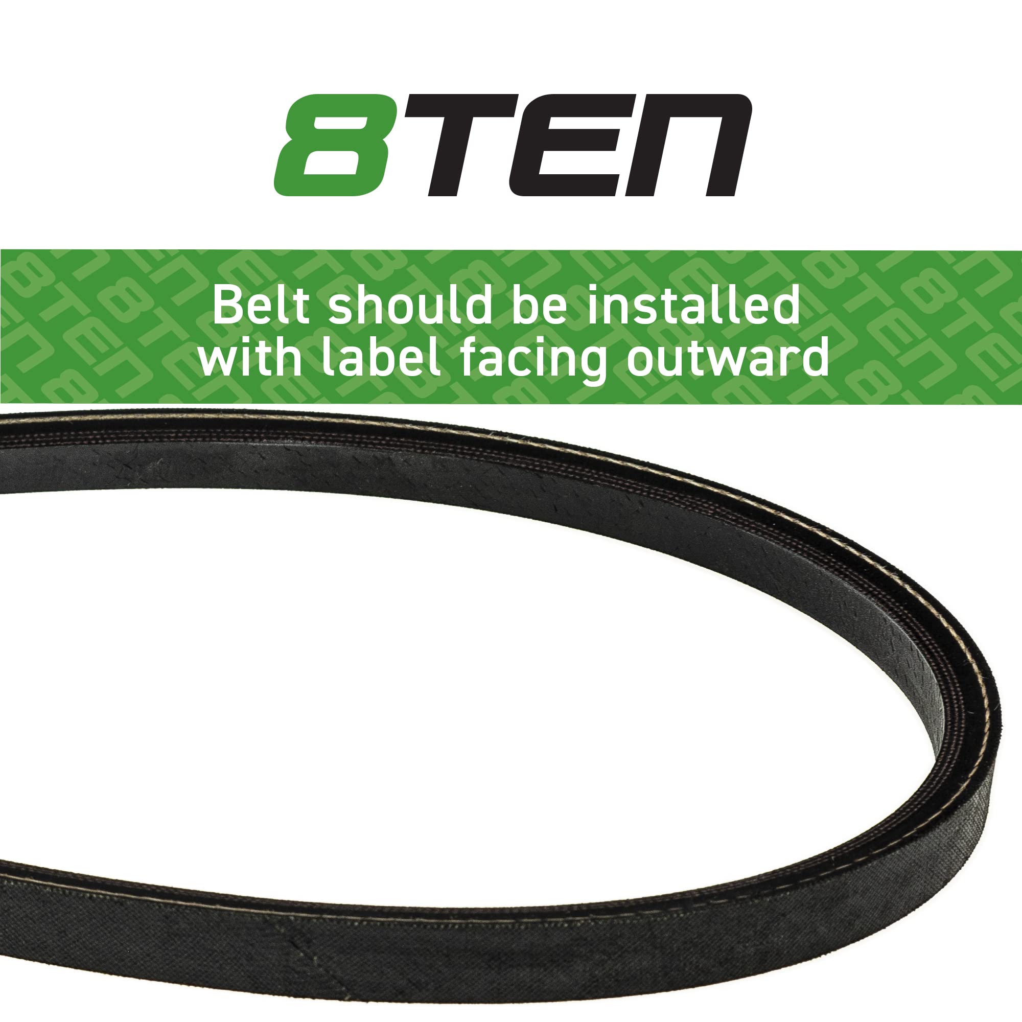 Amazon.com : 8TEN Raw Edge Drive Belt for Ariens Scag EZR