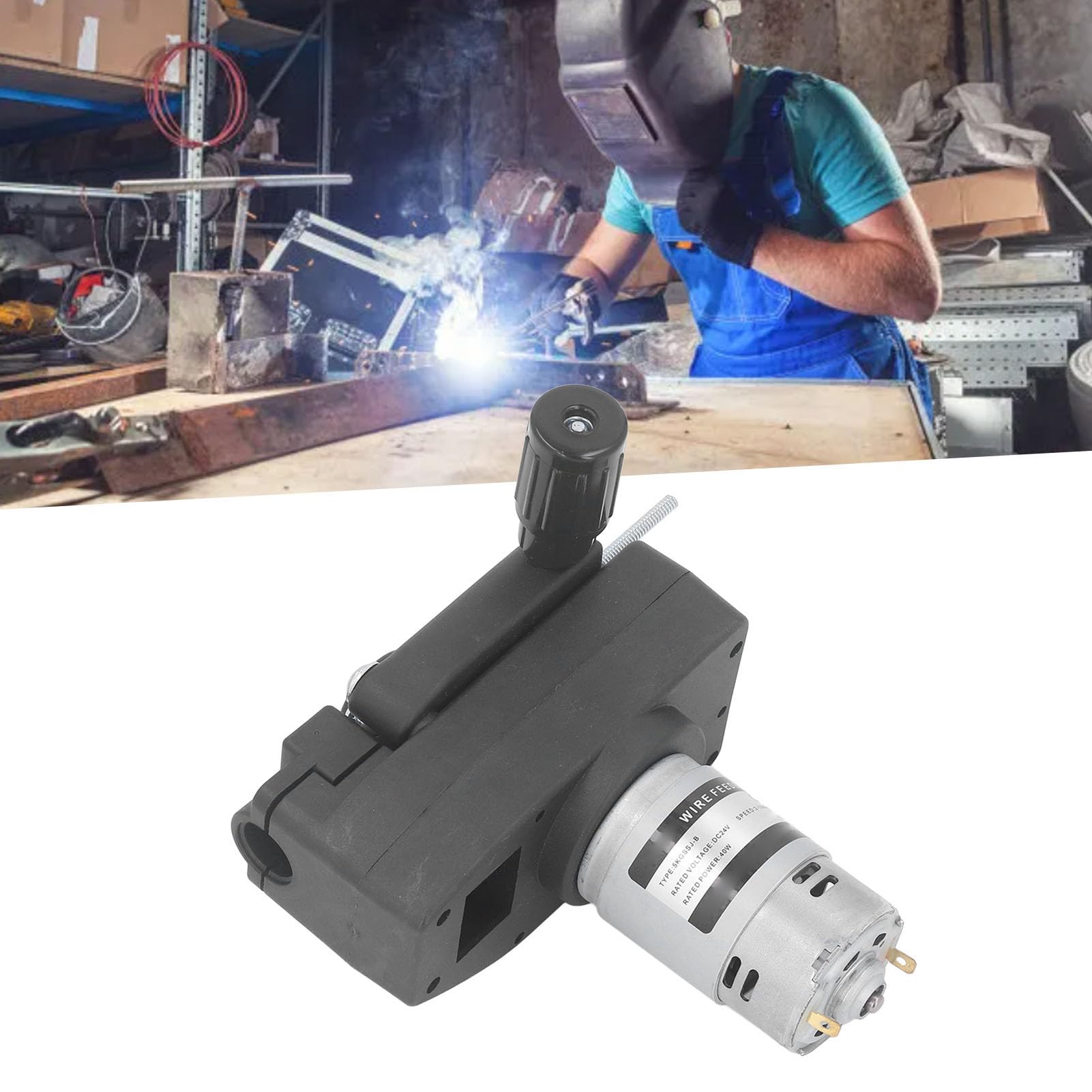 Alimentador de alambre soldador Bajo ruido DC24V para taller de soldadura