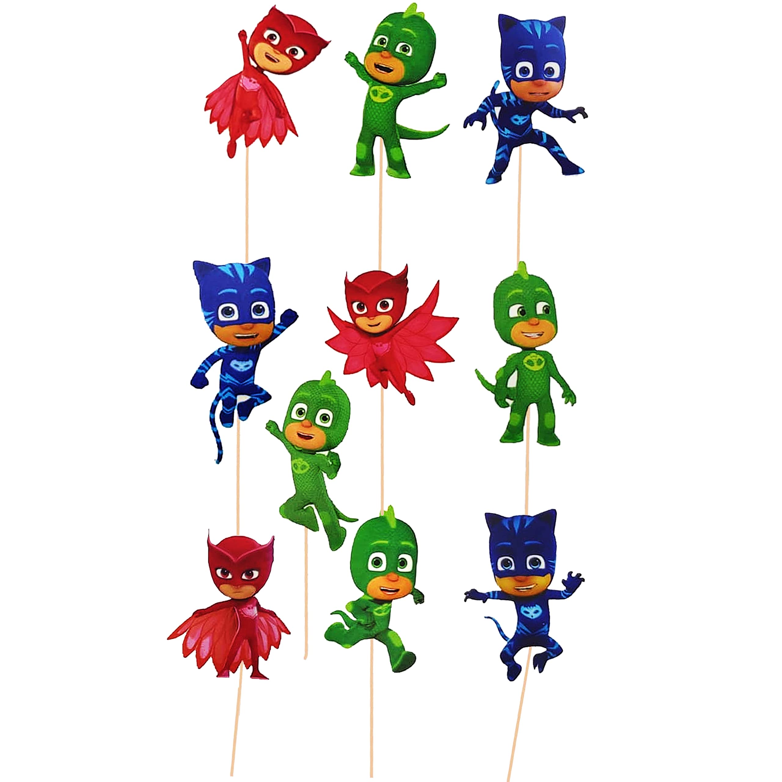 PJ Masks Photo Booth Props 10 Pcs