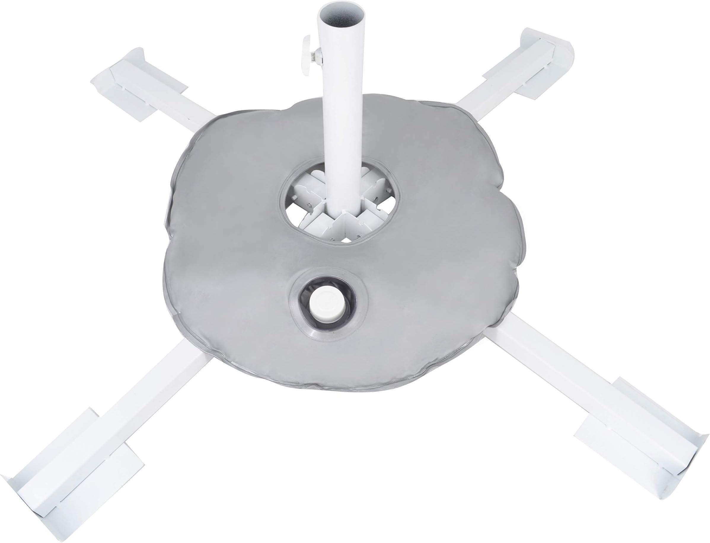 ELFJOY Beach Umbrella Stand Foldable Adjustable Portable Sunshade Umbrella Base Holder Outdoor with Water Weight Bag (Stand and Bag)