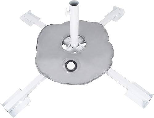 Miniatura 3 de ELFJOY Bolsa de peso de agua para sombrilla de playa, soporte para sombrilla de patio, base de sombrilla para exteriores (1 bolsa de peso)