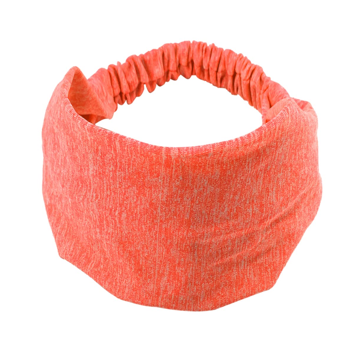 Beaupretty 12pièces Bandeau Large Anti-dérapant Pour Femmes Élastique Confortable Pour Yoga Course Et Activités Sportives Fluo Orange Argenté Bleu Foncé