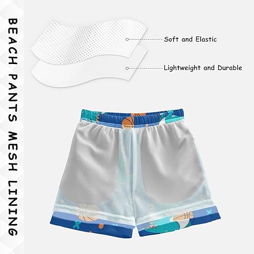 Miniatura 3 de Dussdil Boy's Boys Swim Trunks Kid's Toddler Swim Board Shorts Beach Swimwear Swimsuit Bathing Suits