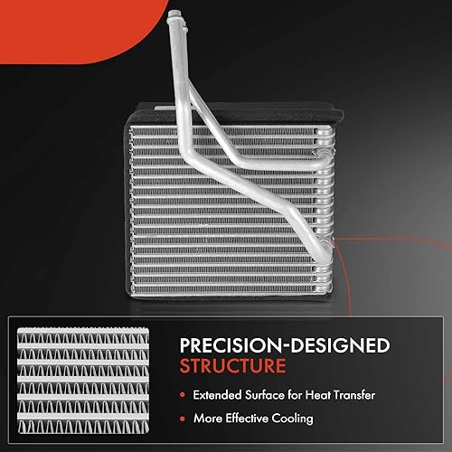 Miniatura 5 de A-Premium Núcleo de evaporador AC compatible con Audi RS6 2003-2004, TT (Quattro) y Porsche 911 y Volkswagen Jetta 2000-2005, Golf 1999-2005, R32