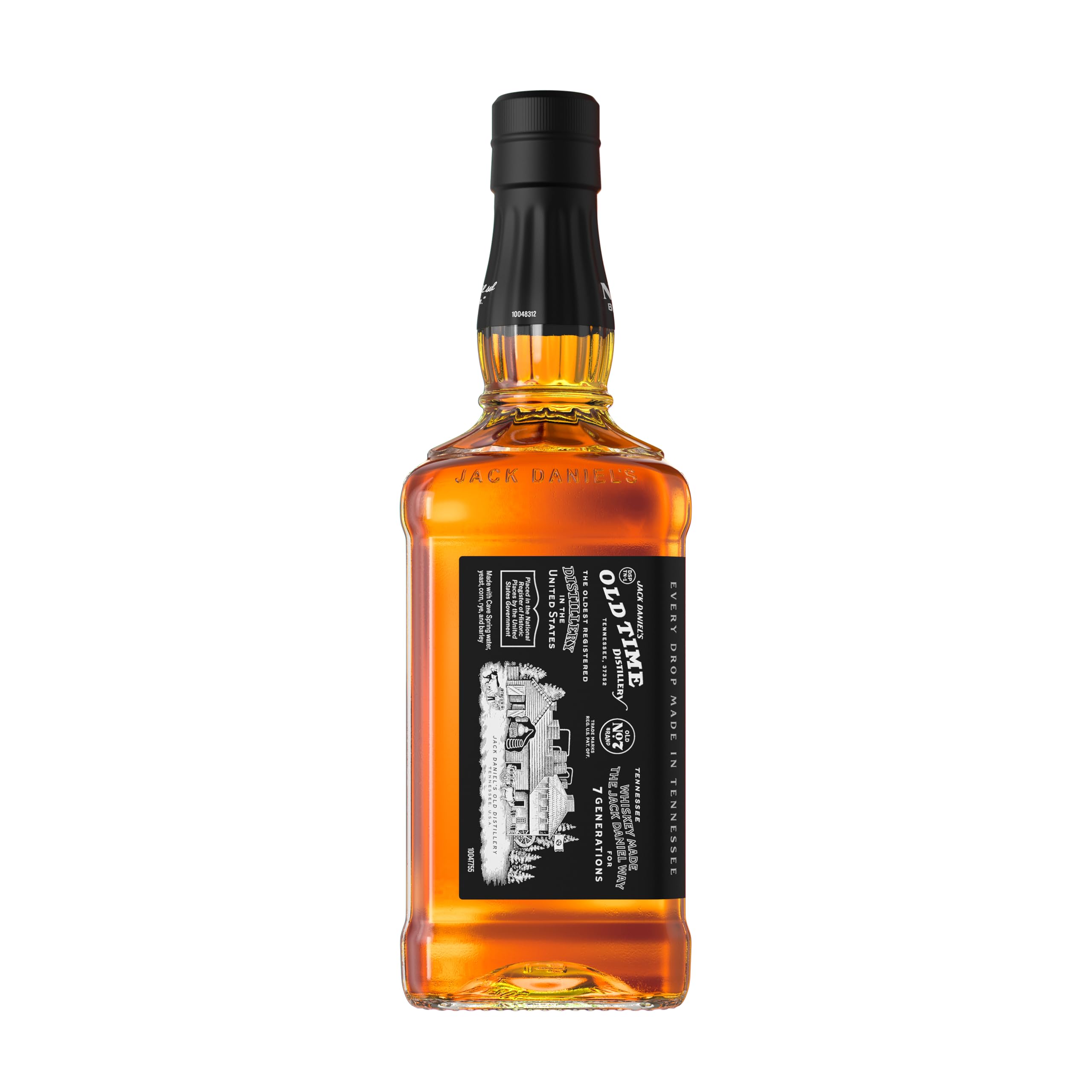 Jack Daniel's Old No. 7 - Tennessee Whiskey - Karamell, Vanille und Noten von Eichenholz - 0.7L/ 40% Vol. Bourbon Whisky
