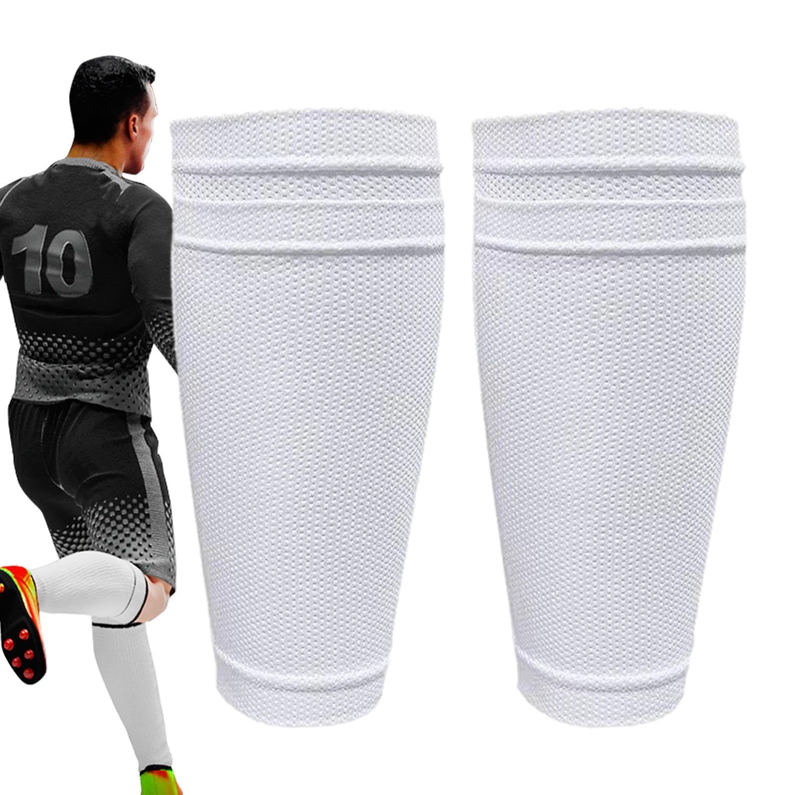 Natuce 1 paire Football Protège-tibia Chaussettes, Protéger Jambe Natuce 1 paire Football Protège-tibia Chaussettes, Protéger Jambe