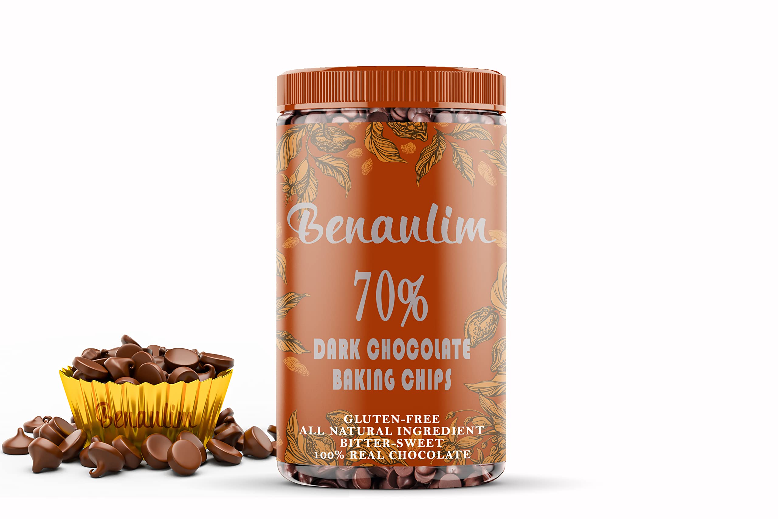 Benaulim Dark Chocolate Chips(Real Chocolate)(70% COCOA), 1kg (B09VH71X19) Amazon Price History, Amazon Price Tracker