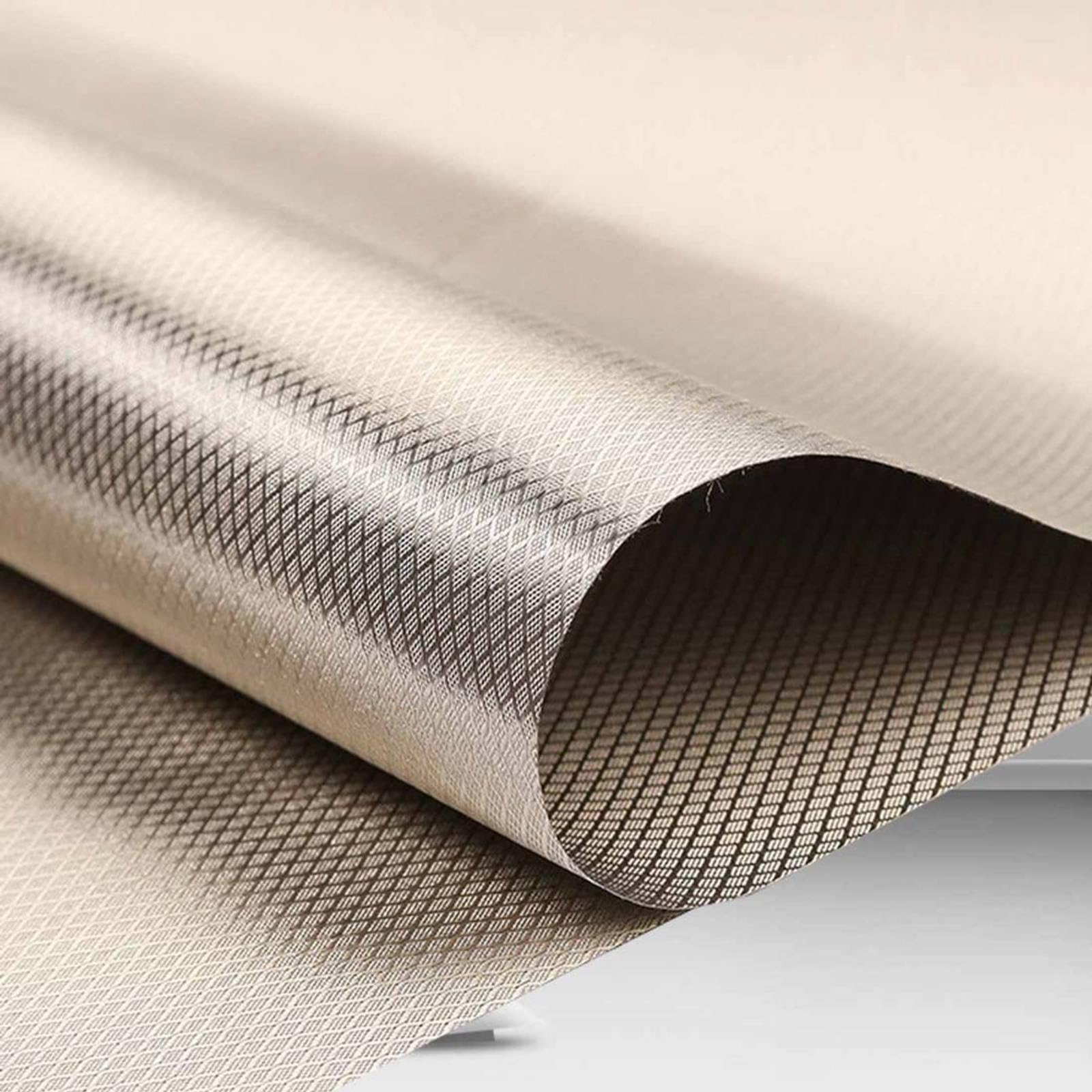 Faraday Fabric EMF Fabric Shielding EMF Blocker Cloth Anti-Radiation Anti Radiation EMI Shielding Interference Signal Blocking RFID RF Shield,silver-6x1.1m