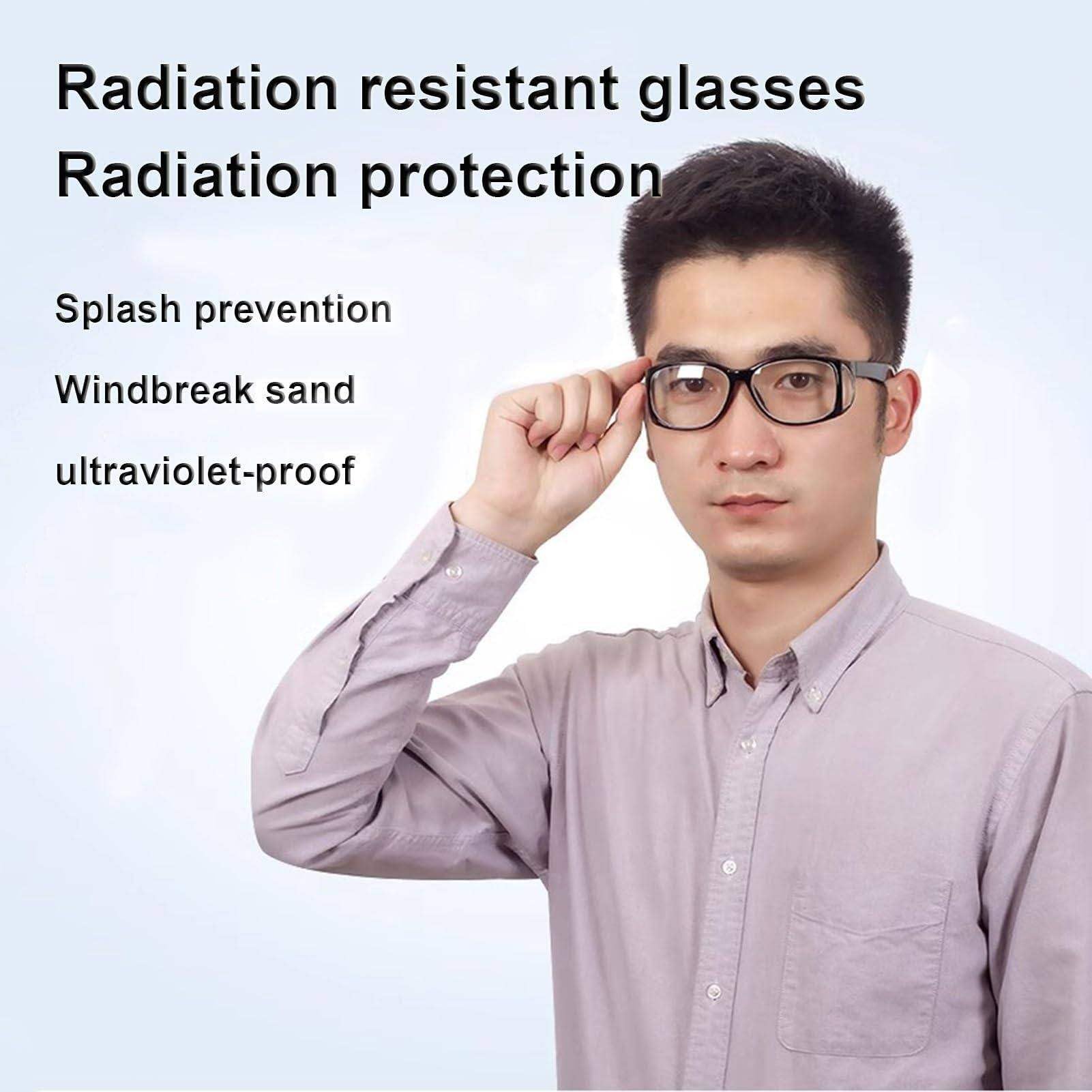 Gafas De Seguridad Para Rayos X (Compatibles Con Sus Propias Gafas), Lentes De Alta Transmitancia De Luz De 0,5/0,75 Mmpb, Con ProteccióN Lateral, Para ExáMenes De Rayos X En Hospitales. 0.75mmpb