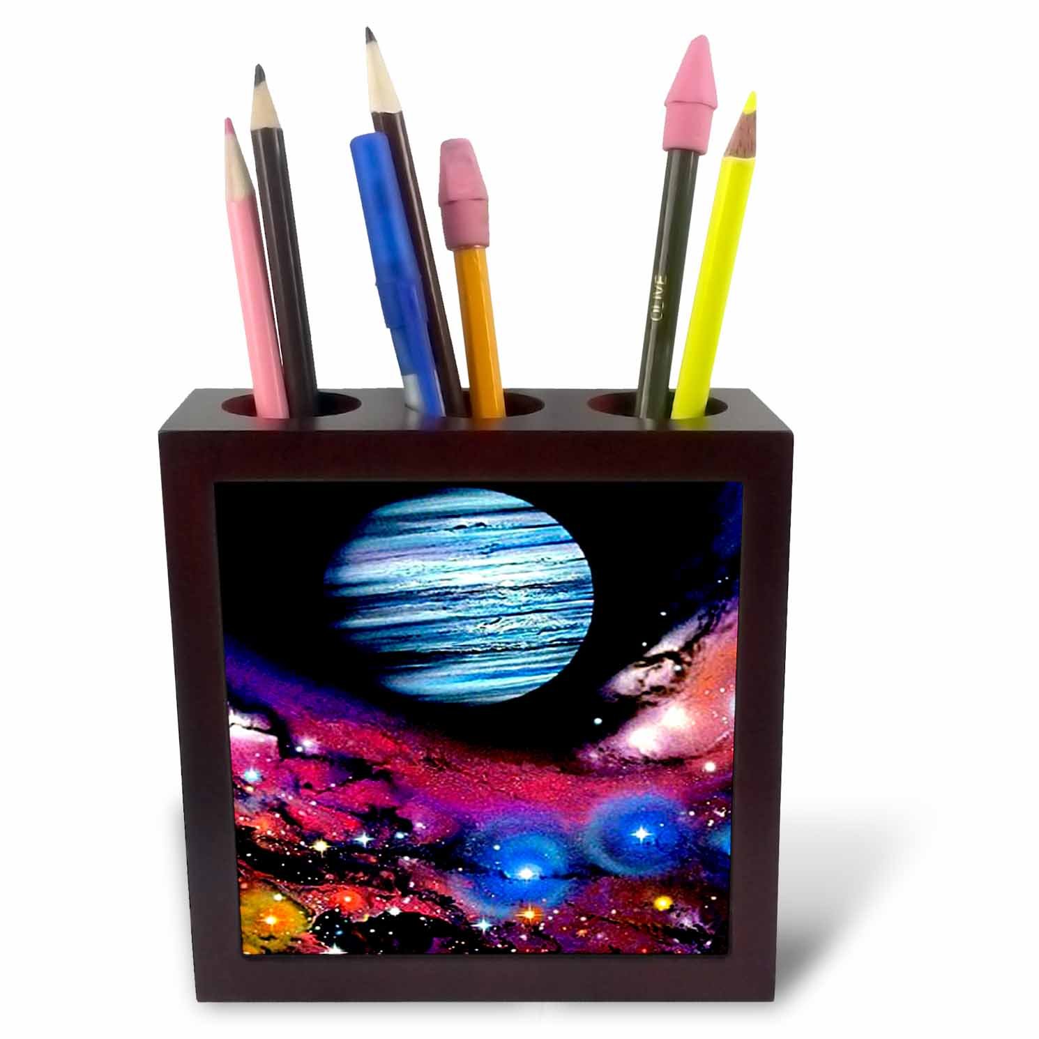 Porte-stylo Ph_629_1 3dRose Celestial avec motif carrelage de 12,7 cm