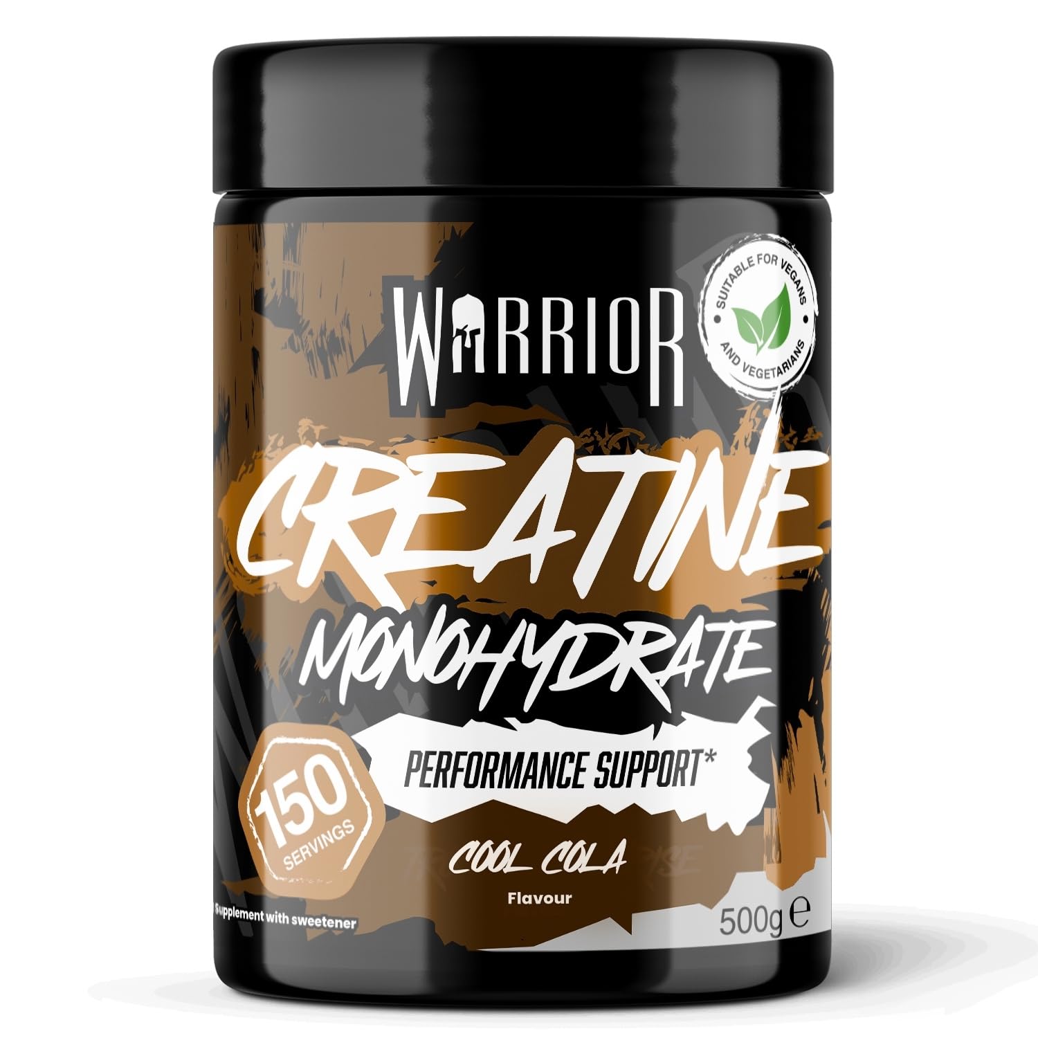 Creatine Monohydrate Powder 500g (150 Servings) – Pure Micronised Creatine Powder Supplement for Men & Women, Pre & Post Workout Strength, Muscle Growth & Recovery, Vegan – Cool Cola
