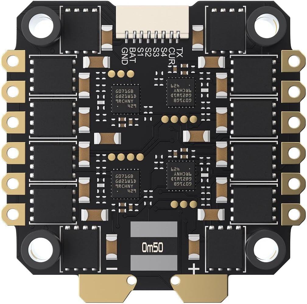 Bottom view of GEPRC BL32 50A 4-in-1 ESC