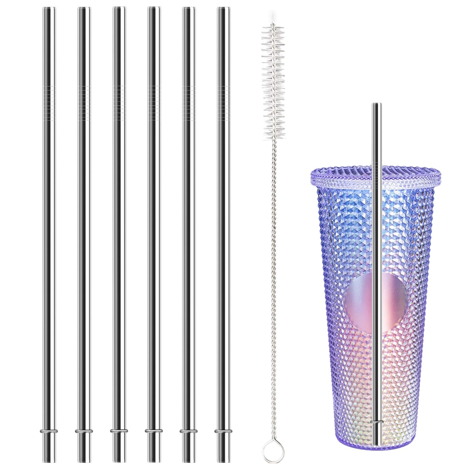 Amazon.com: 10.5 Inch Stainless Steel Straws Replacement for