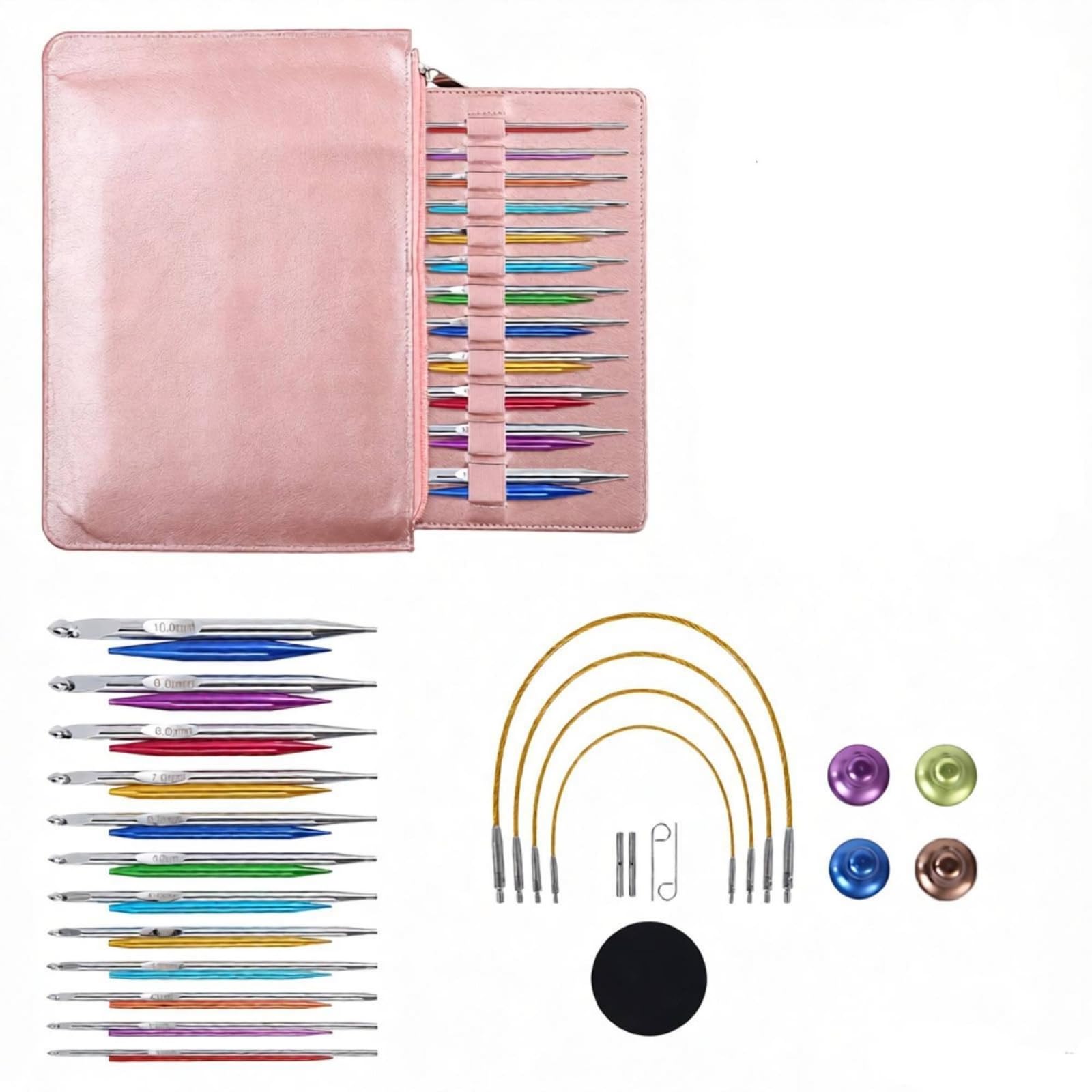 Estuche con Cremallera Portátil Bolsa | Compacto, Funda, para Viajes,