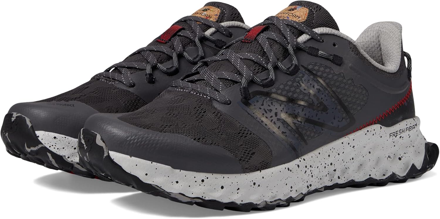 New Balance Men's Fresh Foam Garoe V1 Trail Running Shoe, Magnet/True Red/Black, 7 M - Image 2